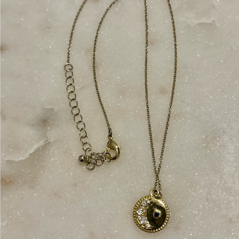 Gold Moon Pendant Necklace Rocksbox - Picture 2 of 3